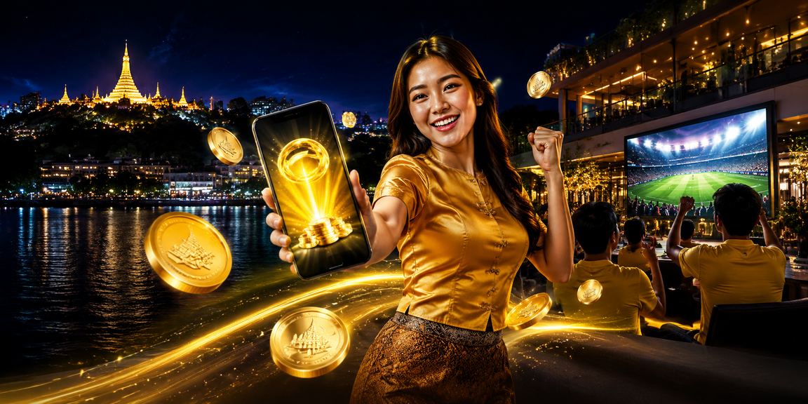ရန်ကုန်ရွှေတိဂုံဘုရားအနီး ဂိမ်းကစားသူများ