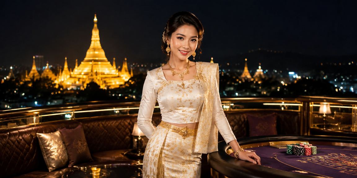 ရန်ကုန်ရွှေတိဂုံပရိုမိုးရှင်းထားသော စလော့ဂိမ်းကစားသူ